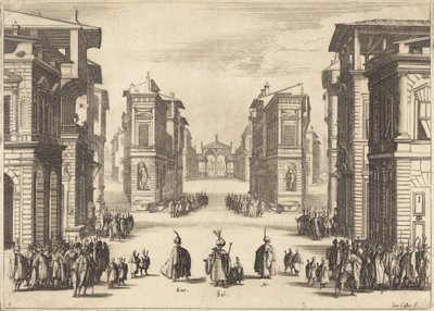 Suleiman, Act I, 1620. tekijältä Jacques Callot