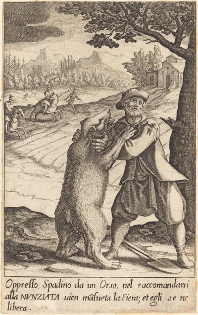 Spadino, 1619. tekijältä Jacques Callot