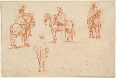 Tutkimus neljästä hevosmiehestä tekijältä Jacques Callot
