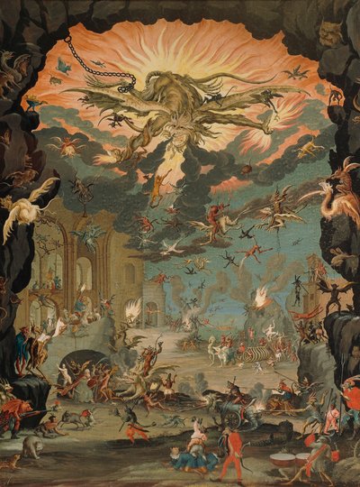 Pyhän Anthonyn kiusaus, Jacques Callot (1592-1635) tekijältä Jacques Callot