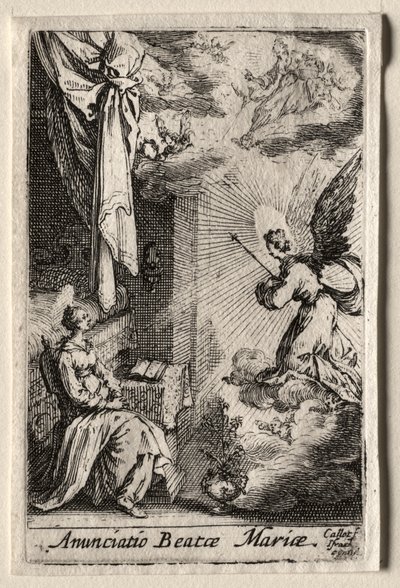 Neitsyen elämä: Ilmoitus tekijältä Jacques Callot