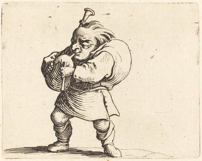 aEl jugador de gaita, c. 1622. finlandès tekijältä Jacques Callot