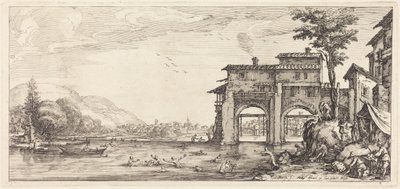 Kylpijät tekijältä Jacques Callot