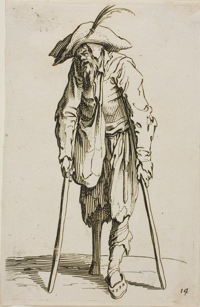 The Beggar with the Wooden Leg, The Beggars -levy neljätoista tekijältä Jacques Callot