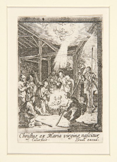 Kristuksen syntymä, ei. 7 Neitsyen elämästä tekijältä Jacques Callot