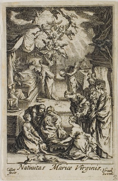 Neitsyt Marian syntymä, Neitsyt Marian elämästä. tekijältä Jacques Callot