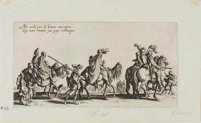 The Bohemians Marching, elokuvasta The Bohemians tekijältä Jacques Callot