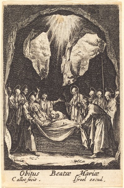 Neitsyen hautaus tekijältä Jacques Callot