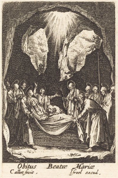 Neitsyen hautaus tekijältä Jacques Callot