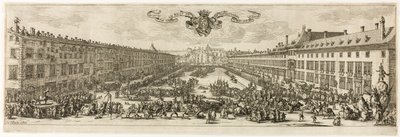 Carrière tai Rue Neuve Nancyssa (The New Street) tekijältä Jacques Callot
