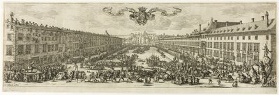 Carrière tai Rue Neuve Nancyssa (The New Street) tekijältä Jacques Callot