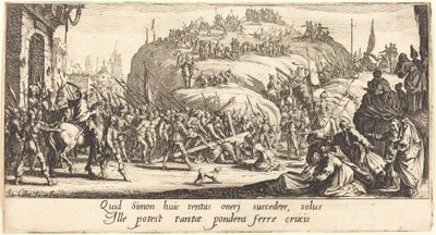 Ristin kantaminen tekijältä Jacques Callot