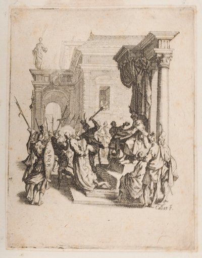Tuomitseminen, ei. 5/11 La Petite Passionista tekijältä Jacques Callot