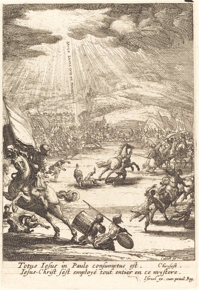 Pyhän Paavalin kääntymys tekijältä Jacques Callot