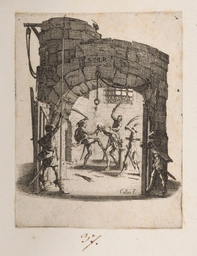 Mäntyjen kruunaus, nro. 8/11 La Petite Passionista tekijältä Jacques Callot