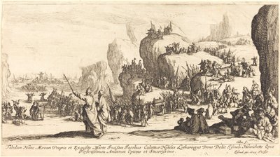 Punaisenmeren ylitys tekijältä Jacques Callot