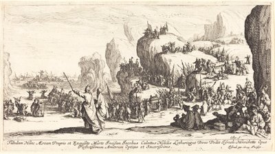 Punaisenmeren ylitys tekijältä Jacques Callot