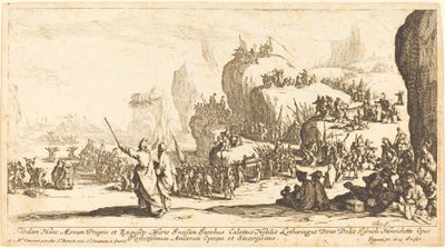 Punaisenmeren ylitys, 1629. tekijältä Jacques Callot