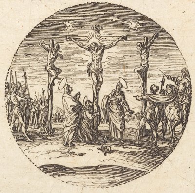 Ristiinnaulitseminen, n. 1631. tekijältä Jacques Callot