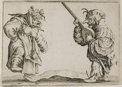 Tanssijat luutun kanssa, The Capricesista tekijältä Jacques Callot