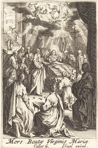 Neitsyen kuolema vuonna 1630 tai sen jälkeen. tekijältä Jacques Callot