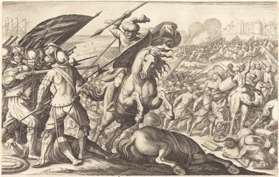 Turkin ratsuväen tappio, n. 1614. tekijältä Jacques Callot