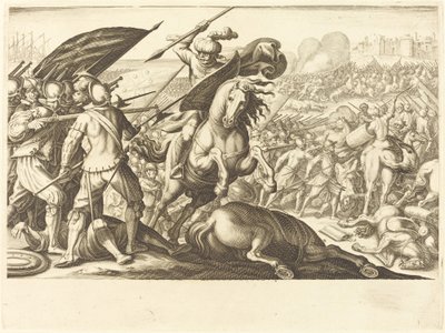 Turkin ratsuväen tappio, n. 1614. tekijältä Jacques Callot