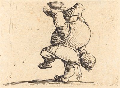 Juomari, näkymä takaa tekijältä Jacques Callot