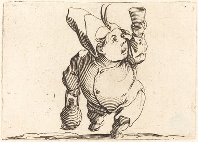 Juomari, näkymä edestä tekijältä Jacques Callot