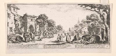 Kuolevat tienvarrella tekijältä Jacques Callot