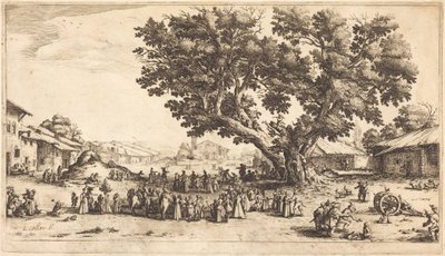 Xeuilleyn markkinat tekijältä Jacques Callot