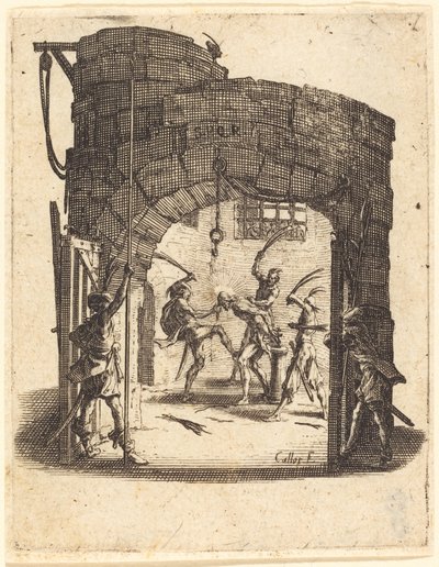 Liputus, c. 16241625. tekijältä Jacques Callot