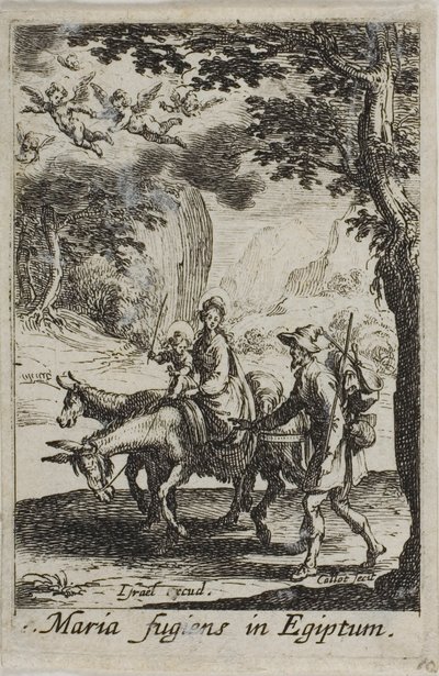 Pako Egyptiin, Neitsyt Marian elämästä. tekijältä Jacques Callot