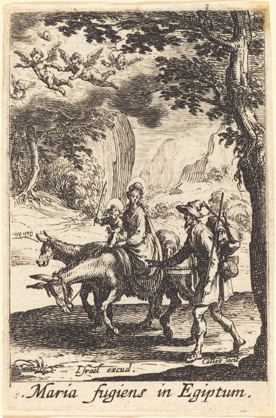 Lento Egyptiin vuonna 1630 tai sen jälkeen. tekijältä Jacques Callot