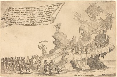 Parnassus-vuoren kelluke tekijältä Jacques Callot