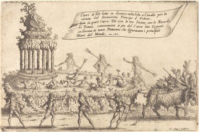 Thetisin kelluja tekijältä Jacques Callot