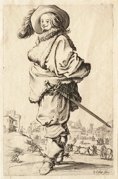 Turkistakkinen herrasmies tekijältä Jacques Callot