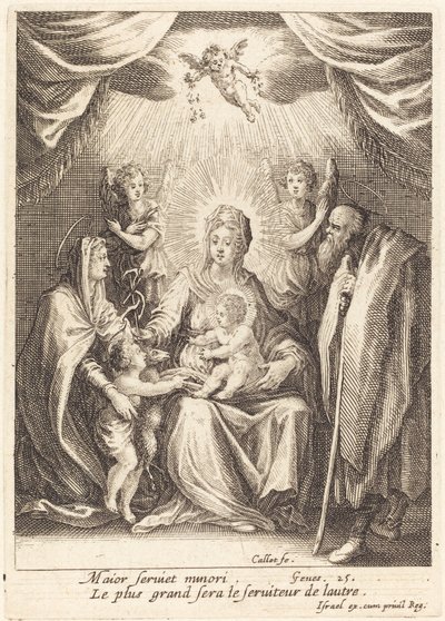 Pyhän Johanneksen kunnianosoitukset tekijältä Jacques Callot