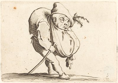 Kyttyrä kepin kanssa tekijältä Jacques Callot