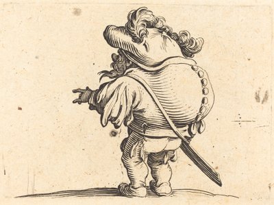 Kypärä ja sulkahattu tekijältä Jacques Callot