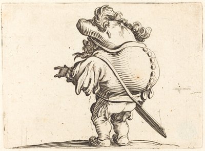 Kypärä ja sulkahattu tekijältä Jacques Callot