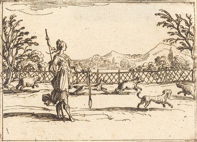 Metsästäjä. tekijältä Jacques Callot