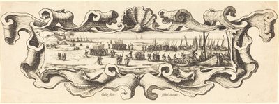 Joukkojen maihinnousu, luultavasti 16281631. tekijältä Jacques Callot