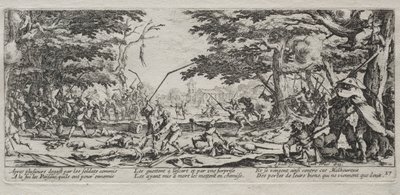 Sodan suuret kurjuudet: Talonpoikien kosto, 1633. tekijältä Jacques Callot