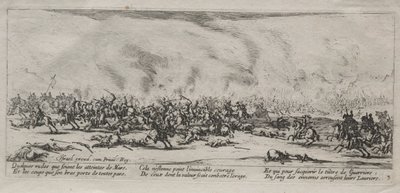 Sodan suuret kurjuudet: Taistelu, 1633. tekijältä Jacques Callot