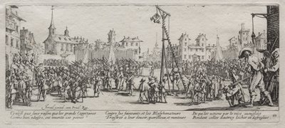 Sodan suuret kurjuudet: Strappado tekijältä Jacques Callot
