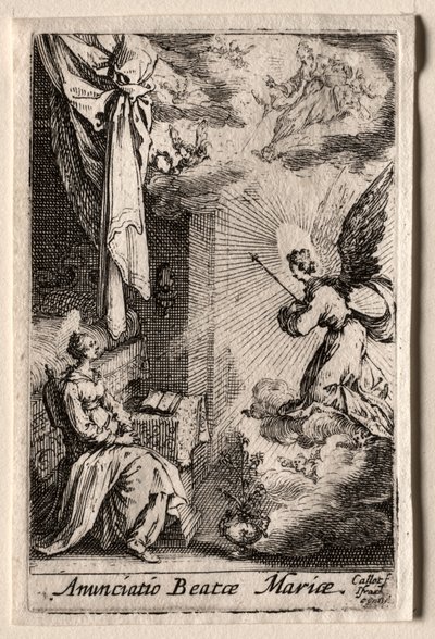 Neitsyen elämä: Ilmoitus tekijältä Jacques Callot