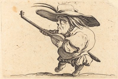 Luutun soittaja tekijältä Jacques Callot