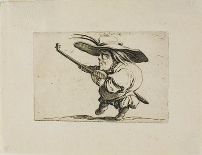 Luutusoitin, Varie Figure Gobbi tekijältä Jacques Callot