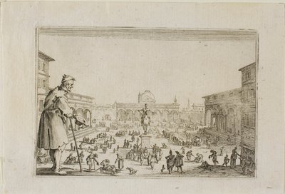 Marssi Marian ilmestyspalatsista Firenzeen, Capricesista tekijältä Jacques Callot
